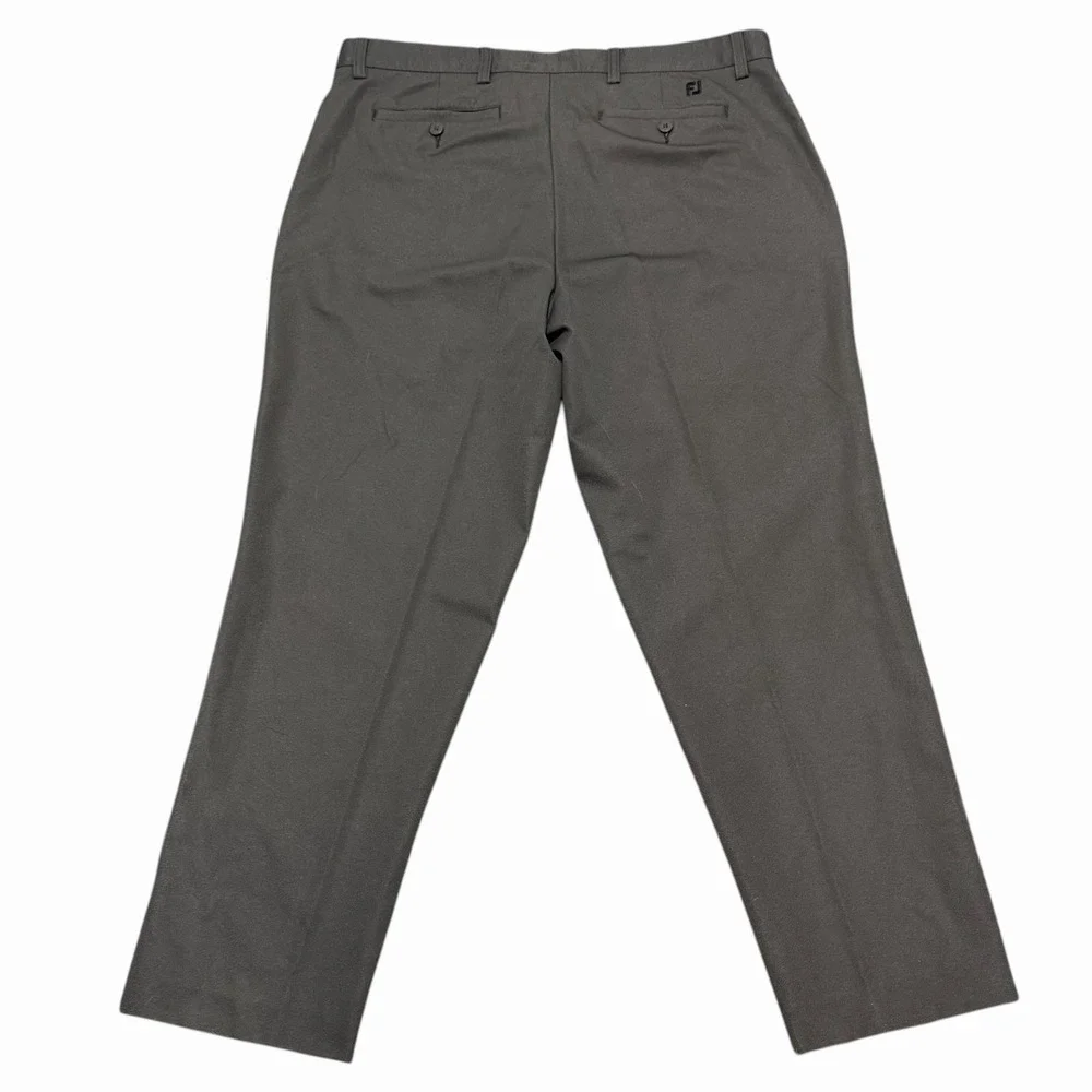 FootJoy Performance Midweight Flat Front Golf Pants Gray Men's Size 38 x 32 - Picture 2 of 10